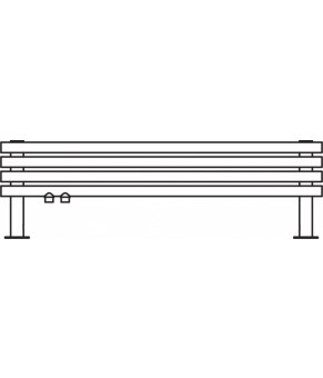 Полотенцесушитель Terma Tune HSD 300x1000 мм WGTUH030100