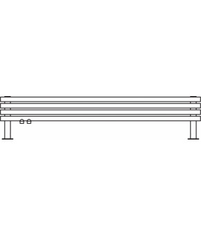 Полотенцесушитель Terma Tune HSD 300x1400 мм WGTUH030140