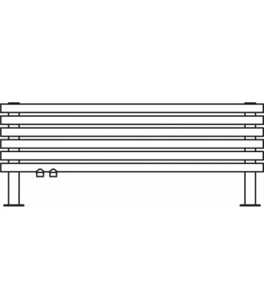 Полотенцесушитель Terma Tune HSD 390x1000 мм WGTUH039100