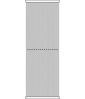 Полотенцесушитель Terma Intra 1900x650 мм WGINB190065