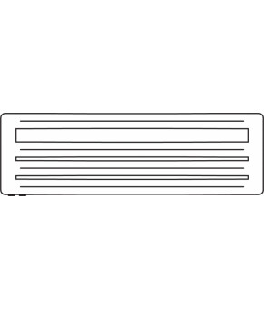 Полотенцесушитель Terma Aero HG 370x1200 мм WGARG037120