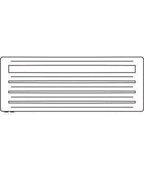 Полотенцесушитель Terma Aero HG 455x1200 мм WGARG045120