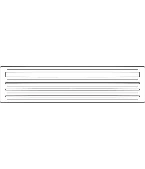 Полотенцесушитель Terma Aero HG 455x1800 мм WGARG045180