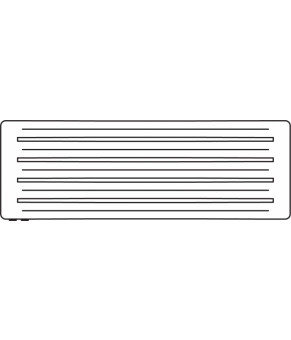 Полотенцесушитель Terma Aero H 410x1200 мм WGARH041120