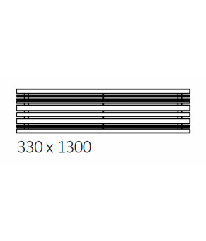 Полотенцесушитель Terma Sherwood H 330x1300 мм WGSTH033130