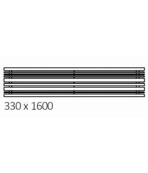 Полотенцесушитель Terma Sherwood H 330x1600 мм WGSTH033160