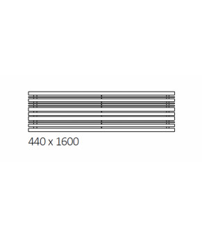 Полотенцесушитель Terma Sherwood H 440x1600 мм WGSTH044160