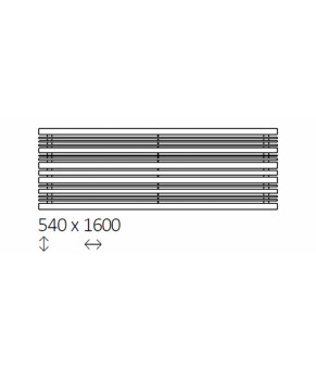 Полотенцесушитель Terma Sherwood H 540x1600 мм WGSTH054160