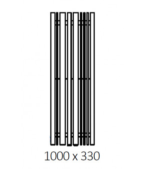 Полотенцесушитель Terma Sherwood V 1000x330 мм WGSTV100033