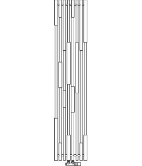 Полотенцесушитель Terma Cane 1900x390 мм WGCAN190039