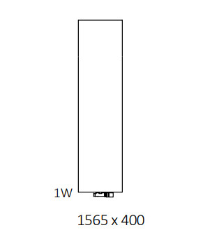 Полотенцесушитель Terma Case 1565x400 мм WGCAS156040