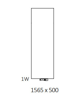 Полотенцесушитель Terma Case 1565x500 мм WGCAS156050
