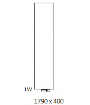 Полотенцесушитель Terma Case 1790x400 мм WGCAS179040
