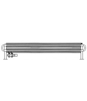 Полотенцесушитель Terma Ribbon HSD 190x1540 мм WGHSD019154