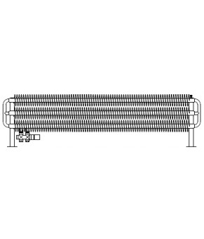 Полотенцесушитель Terma Ribbon HSD 290x1540 мм WGHSD029154