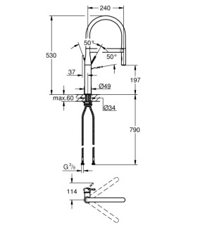 Смеситель Grohe EX Essence 30294000
