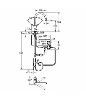 Смеситель Grohe EX Minta Touch 31358DC2
