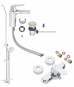 Комплект смесителей Grohe EX Eurosmart Cosmopolitan 126114M