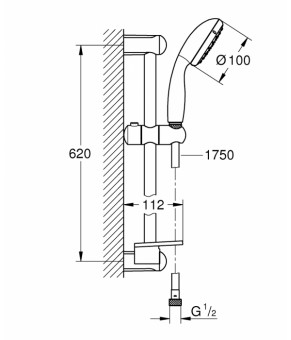 Комплект смесителей Grohe EX Eurosmart 34101TM