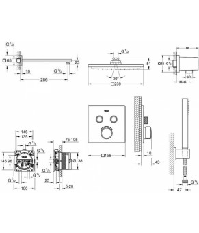 Душевая система Grohe EX SmartControl 34506SC0