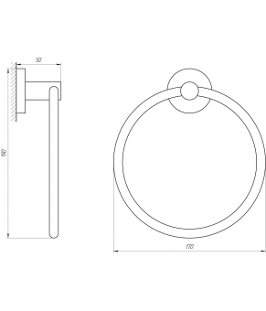 Полотенцедержатель Perfect Sanitary Appliances SP 8113