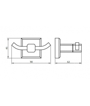 Крючек Perfect Sanitary Appliances КВ 9925