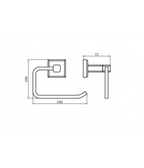 Держатель туалетной бумаги Perfect Sanitary Appliances КВ 9916
