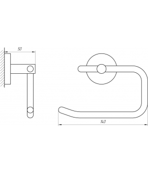 Держатель для туалетной бумаги Perfect Sanitary Appliances SP 8116