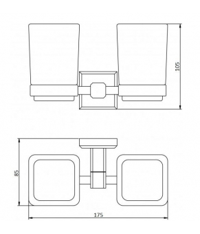 Стакан Perfect Sanitary Appliances КВ 9928A