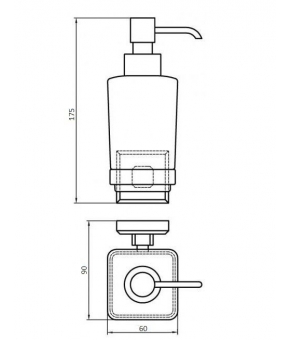 Дозатор Perfect Sanitary Appliances КВ 9933A