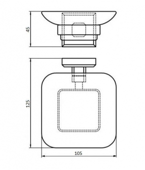 Мыльница Perfect Sanitary Appliances КВ 9922A