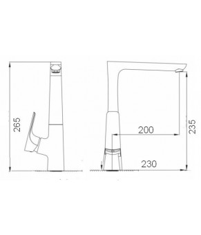 Смеситель Globus Lux Queensland GLQU-033S