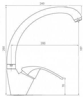 Смеситель Globus Lux Solly GLSO-0203S