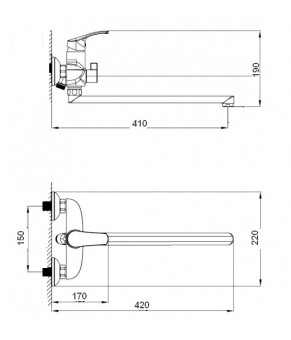 Смеситель Globus Lux Solly GLSO-0208