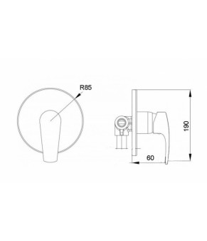 Смеситель Globus Lux Solly GLSO-0105S