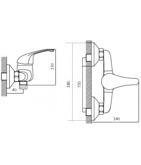 Смеситель Globus Lux Queensland GLQU-0105