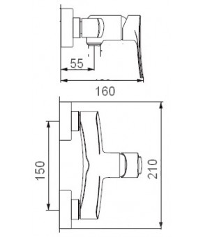 Смеситель Globus Lux Solly GLSO-0105N