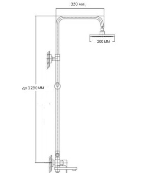 Душевая система Globus Lux D080200