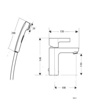Смеситель Topaz BARTS-TB 07204-H36