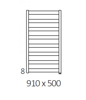 Полотенцесушитель Terma Vivo SPLIT 1 910x500 мм WZVON091050