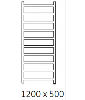 Полотенцесушитель Terma Simple SPLIT 1 1200x500 мм WZSIE120050