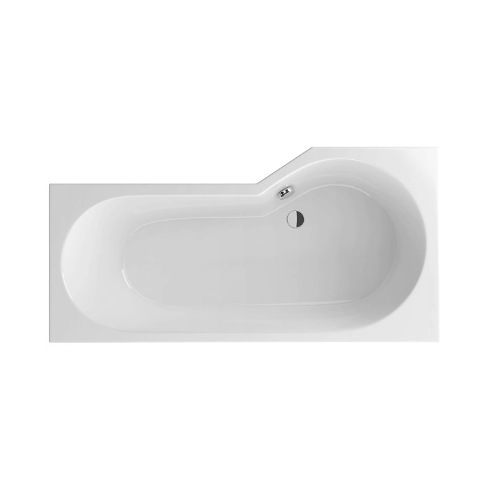 Ванна асиметрична Excellent BE SPOT 160х80 ліва WAEX.BSL16WH