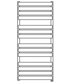 Полотенцесушитель Terma Warp T Bold SPLIT 1 1110x500 мм WZWBN111050