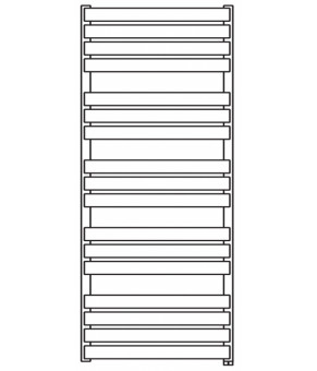 Полотенцесушитель Terma Warp T Bold SPLIT 1 1695x600 мм WZWBN169560