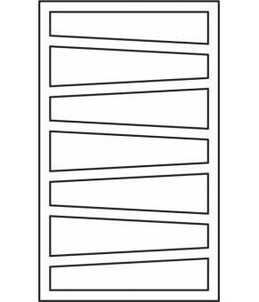 Полотенцесушитель Terma ZigZag SPLIT 1 835x500 мм WLZIG083050