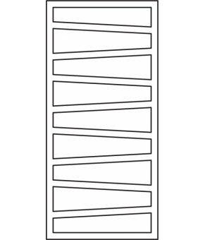 Полотенцесушитель Terma ZigZag SPLIT 1 1070x500 мм WLZIG107050