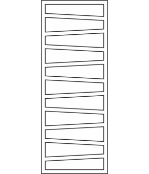 Полотенцесушитель Terma ZigZag SPLIT 1 1310x500 мм WLZIG131050