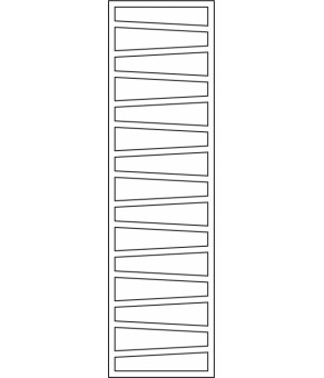 Полотенцесушитель Terma ZigZag SPLIT 1 1780x500 мм WLZIG178050