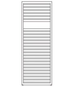 Полотенцесушитель Terma Lukka SPLIT 1 1660x600 мм WLW51166060