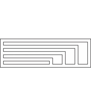 Полотенцесушитель Terma Angus H SPLIT 1 360x1140 мм WLANH036114